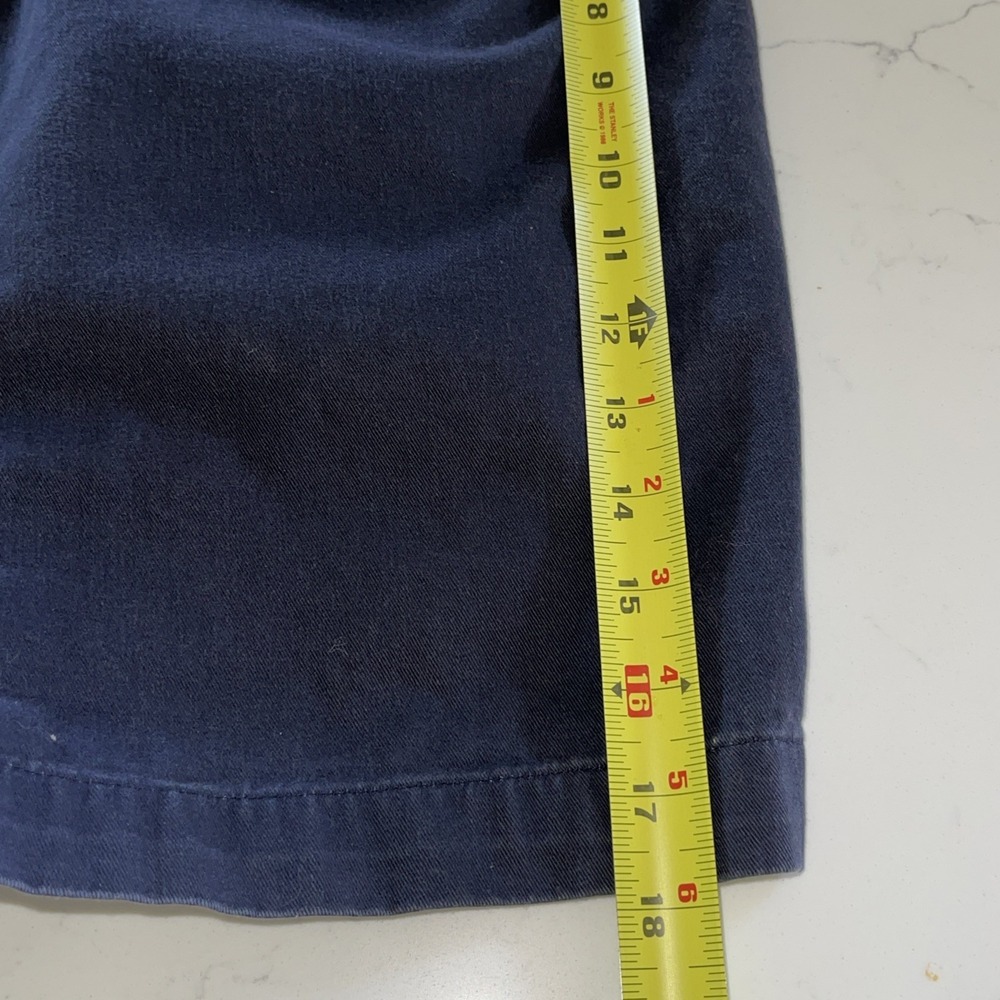 Polo Ralph Lauren Double Pleat Shorts 40 Navy Andrew‎ Cotton Preppy Academia Dad - Picture 5 of 10